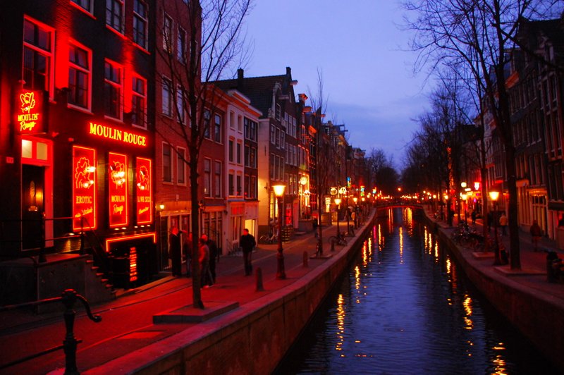 бесплатные развлечения в Амстердаме красные фонари