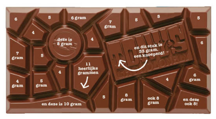 голландский шоколад сколько весит